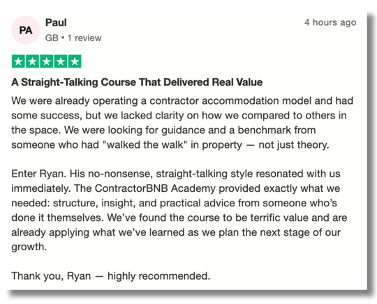 ContractorBnB Fast-Track (Most Popular)